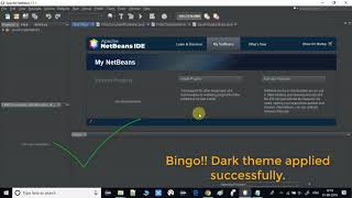 Apply Dark Theme on Apache NetBeans 111 [upl. by Elden]