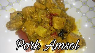 Goan pork Amsol Pork Solantulem Kokum Traditional Goan Recipe [upl. by Assil165]