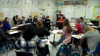 Socratic Seminar in the 7th grade ELA Classroom [upl. by Neehsuan654]