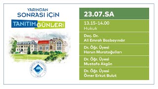 Tanıtım Günleri 2024Hukuk Bölümü [upl. by Dor]