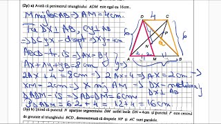 Simulare Evaluare Nationala 2021  Rezolvare Subiect [upl. by Roose]