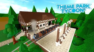 Building DINOSAURS in TPT2  Theme Park Tycoon 2 • 5 [upl. by Beniamino]