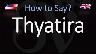 How to Pronounce Thyatira CORRECTLY [upl. by Burnley]