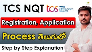 TCS NQT Registration Process 2023 in Telugu  Step by Step Apply Process for TCS NQT 2023  24 [upl. by Candie]