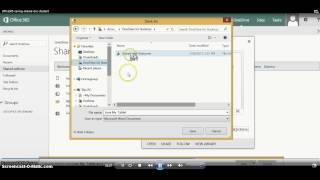 Office 365  Downloading a Shared Document and Saving to OneDrive [upl. by Brooks]