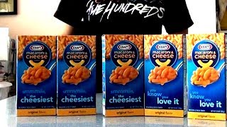 5minute Mac n Cheese Challenge  Matt Stonie [upl. by Ardnaik]