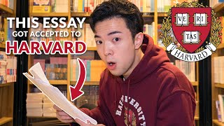 READING COLLEGE ESSAYS THAT GOT ADMITTED TO HARVARD UNIVERSITY [upl. by Enneirda]