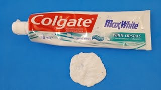 Colgate Toothpaste Slime That Works  Easy 1 Ingredient Slime [upl. by Norrej]