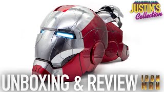 Iron Man 2 MK5 Helmet Wearable amp Animatronic Review  Life Size Prop Replica [upl. by Hax]