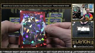 202223 Panini Contenders Optic Basketball Hobby 20 Box FULL CASE Break 1 [upl. by Ardnazxela605]