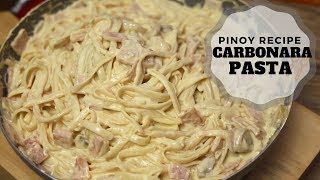 Creamy Carbonara Pasta  Christmas Recipe [upl. by Avrit520]