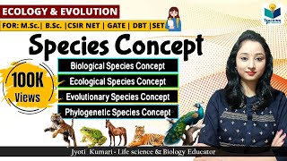 SPECIES CONCEPT BiologicalPhylogenetic EvolutionaryEcological [upl. by Otiragram]