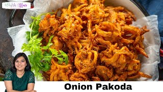 Crispy Onion Pakoda Recipe [upl. by Tannie544]