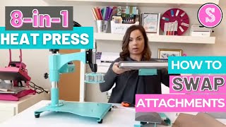 8 In 1 Heat Press Machine Assembly Swing Design Heat Press [upl. by Aohsoj80]