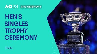 LIVE  Mens Singles Champion Trophy Ceremony and Tour  Australian Open 2023 [upl. by Idihsar]