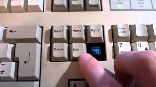 Cherry G803000 HFMGB review Cherry MX Blue [upl. by Lavoie]