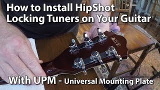 How to Install Hipshot Locking Tuners on Your Guitar  33 [upl. by Hendricks]