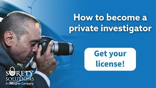 How to become a Private Investigator [upl. by Yursa]