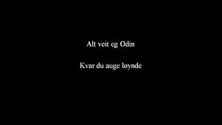 Wardruna  Aurora  Helvegen Lyrics [upl. by Arek]