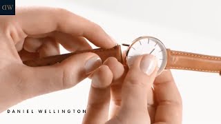 How to change your strap from Mesh to Leather  Daniel Wellington [upl. by Festus]