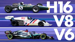 The Incredible Evolution of Formula 1 Engines  Track Evolution [upl. by Sidoon]