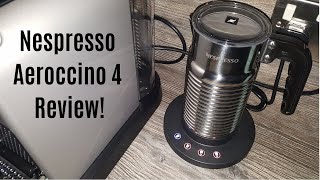 Nespresso Aeroccino 4 Milk Frother Review  Worth upgrading from the Aeroccino 3 [upl. by Nnaitsirhc]