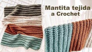 COMO TEJER UNA MANTITA A CROCHET SÚPER FÁCIL  TUTORIAL  Daniis Ways [upl. by Nolahs]