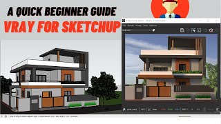 Vray Rendering in SketchUp for Beginners HINDI [upl. by Spatola156]