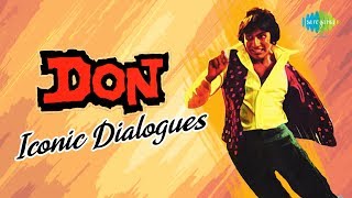 Don  Famous Dialogues amp Song  Amitabh Bachchan  Zeenat Aman [upl. by Anh]