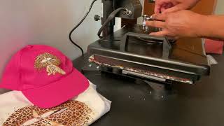 How to change your 8 in 1 Dual Display Heat Press Machine from the tshirt to the hat press [upl. by Opportuna661]