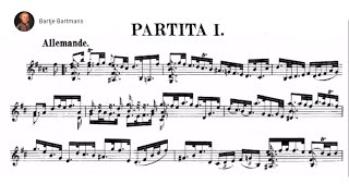 Bach  Violin Partita No 1 in B minor BWV 1002 Grumiaux [upl. by Hinze652]