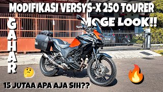 MODIFIKASI SIAP TOURING KAWASAKI VERSYSX 250 TOURER [upl. by Neelloj34]