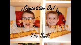 Civil Engineer Spaghetti Bridge Build  Cubscout Eric [upl. by Imik]