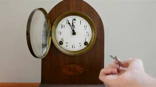 Winding The Sessions Mantle Clock  Tutorial [upl. by Tesler42]