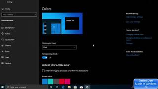 How to Enable Dark Mode in Windows 10 Officially [upl. by Ecille]