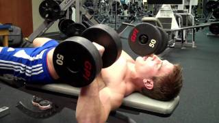 How To Dumbbell Chest Press [upl. by Siravart422]