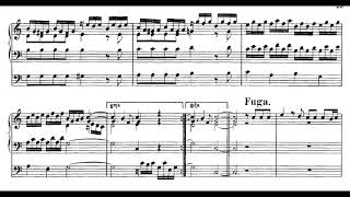 Bach  Prelude and Fugue in C major BWV 553 [upl. by Mitman]