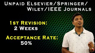 Unpaid ElsevierSpringerWileyIEEE Journals II High Acceptance Rate II Journal Finder [upl. by Adran]