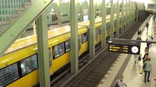 UBahn Berlin  UBahnhof Alexanderplatz U5 HD 1080p [upl. by Pratte786]