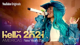 Karol G New Year’s Eve Performance  Hello 2021 Americas [upl. by Oloap637]