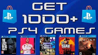 How to get 1000 PS4 games for FREE in 30 seconds [upl. by Letniuq]