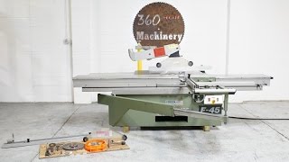 ALTENDORF F45 SLIDING TABLE SAW [upl. by Atirys818]