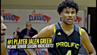 Is Jalen Green The BEST Player In High School INSANE Senior Season FULL Highlights [upl. by Aloise]