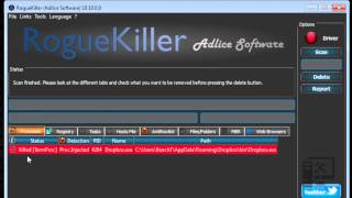 How to use Roguekiller for virus and malware removal [upl. by Stetson724]