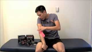 Tennis Elbow Taping  Skinetex [upl. by Ttenna]