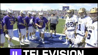 NCAA Quarterfinals  Albany vs Notre Dame [upl. by Hnahk]