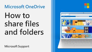 How to share OneDrive files and folders  Microsoft [upl. by Nylknarf]