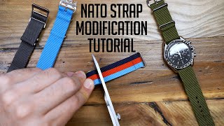 Nato Strap Modification Tutorial  Its Better This Way [upl. by Tayib799]