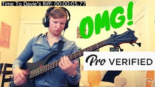 Hardest Bass Solo EVER Verified PRO [upl. by Esela996]