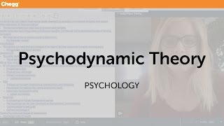 Psychodynamic Theory  Psychology  Chegg Tutors [upl. by Palila]